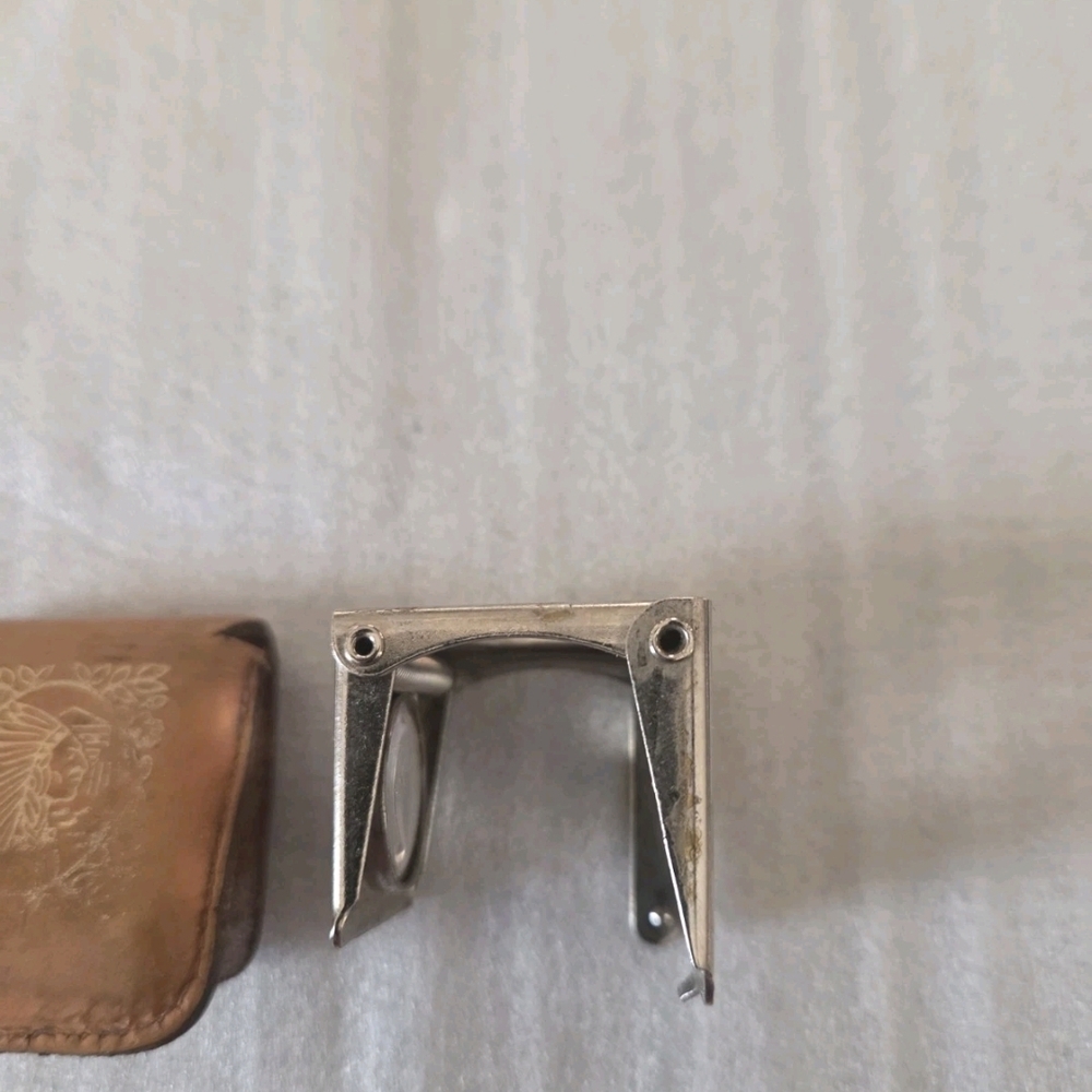 Vintage German Folding Spring Loupe Jeweler Magnifying Glass & Case - Picture 5 of 9